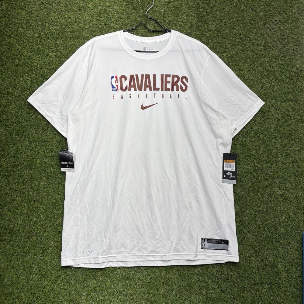 Cleveland Cavaliers Nike Shirt Mens 2XL Dri Fit NBA Authentics Short Sleeve